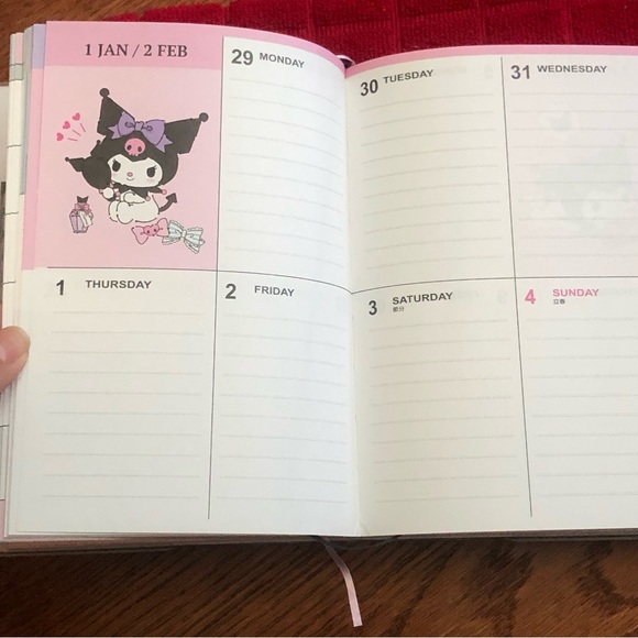 Sanrio KUROMI 2024 Planner BRAND NEW!! - Picture 4 of 6